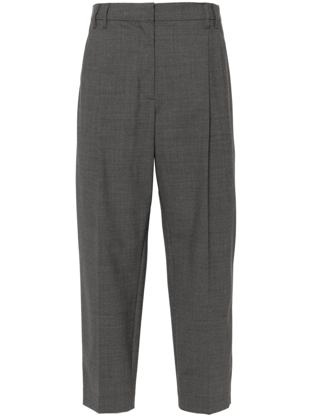 Brunello Cucinelli pleat-detailing trousers - Grey von Brunello Cucinelli