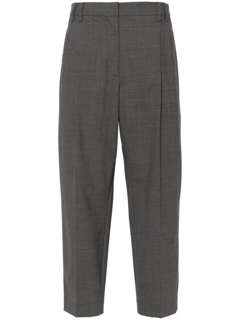 Brunello Cucinelli pleat-detailing trousers - Grey von Brunello Cucinelli