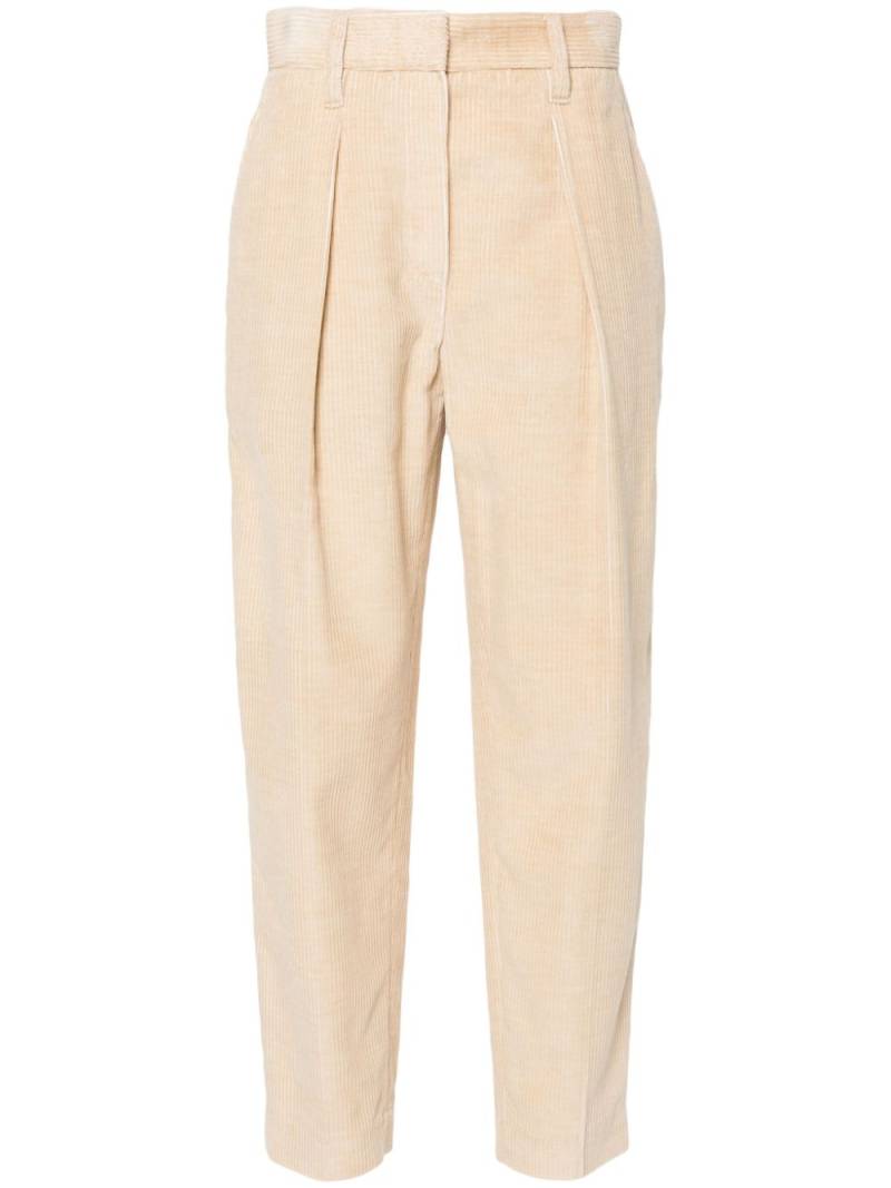 Brunello Cucinelli pleated trousers - Neutrals von Brunello Cucinelli