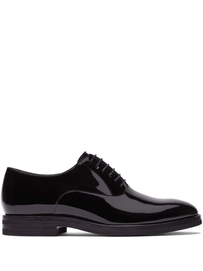 Brunello Cucinelli polished Oxford shoes - Black von Brunello Cucinelli