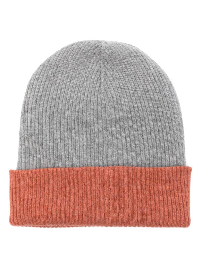 Brunello Cucinelli reversible beanie - Grey von Brunello Cucinelli