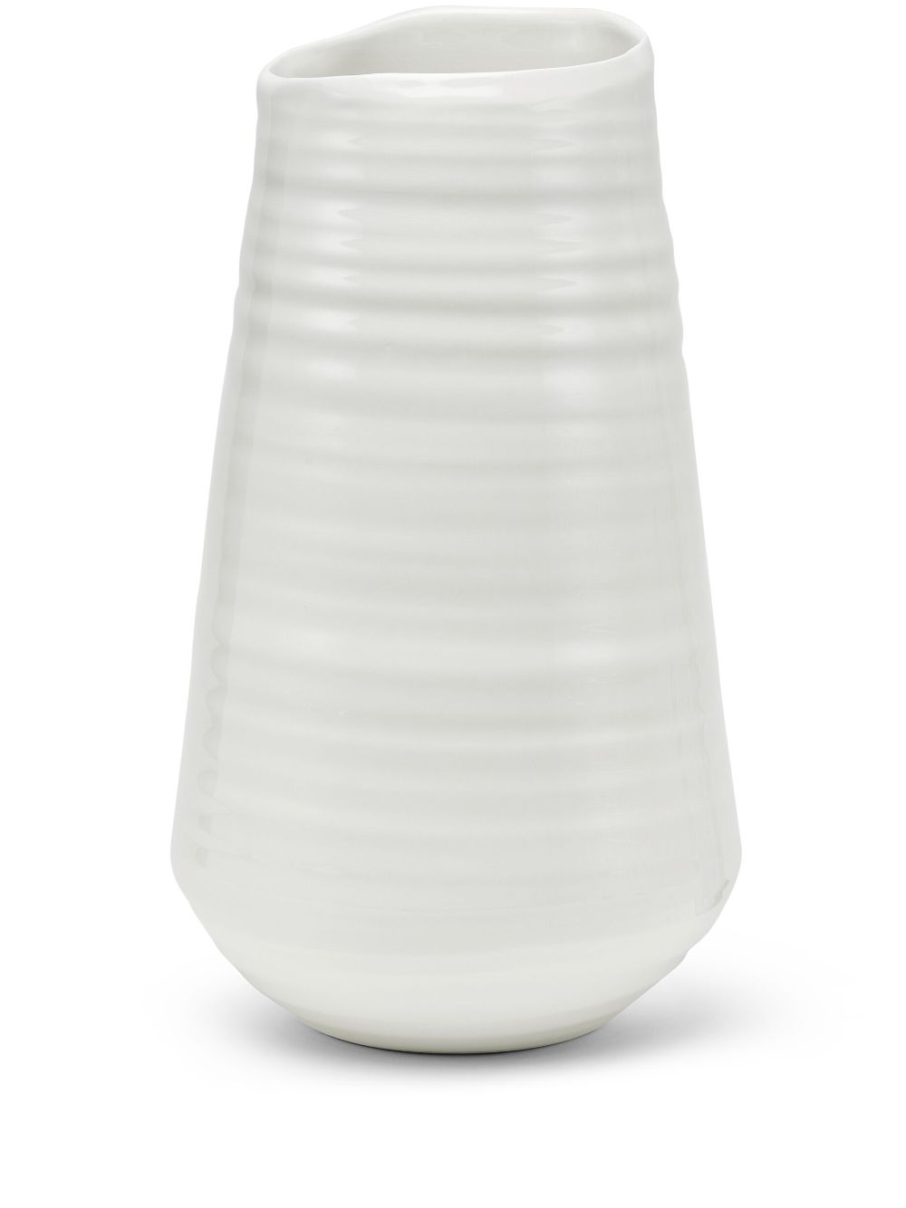 Brunello Cucinelli ribbed ceramic vase - White von Brunello Cucinelli