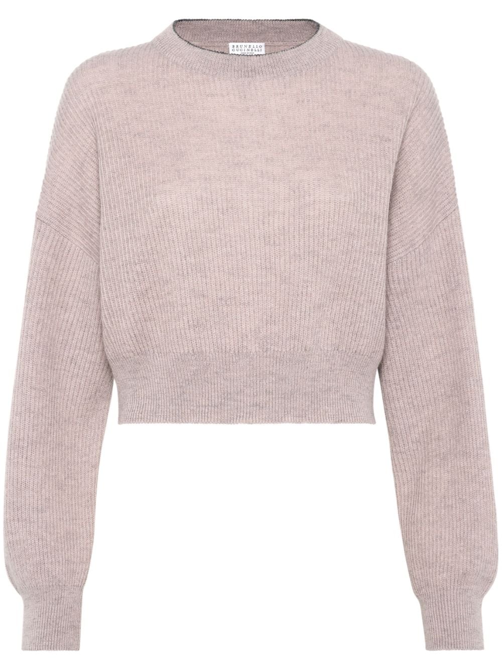 Brunello Cucinelli ribbed-knit jumper - Pink von Brunello Cucinelli