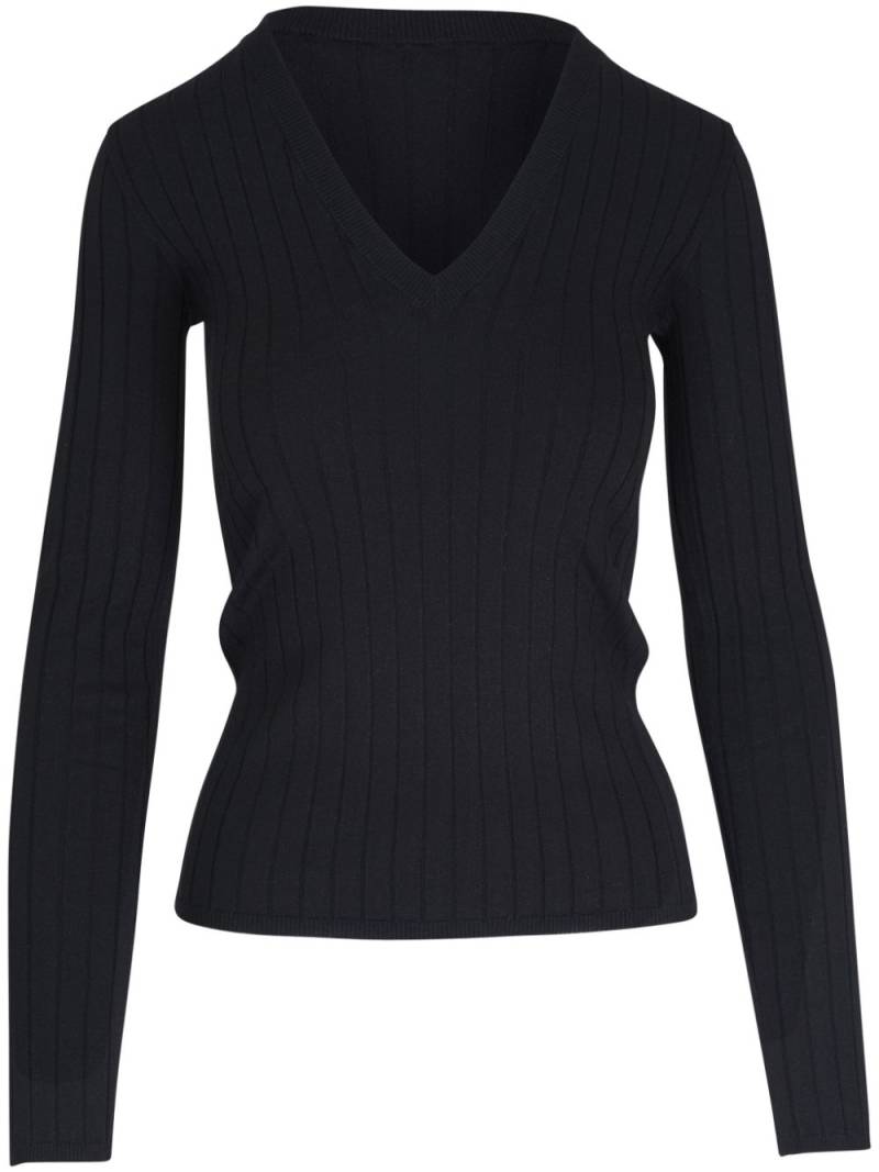 Brunello Cucinelli ribbed-knit top - Black von Brunello Cucinelli