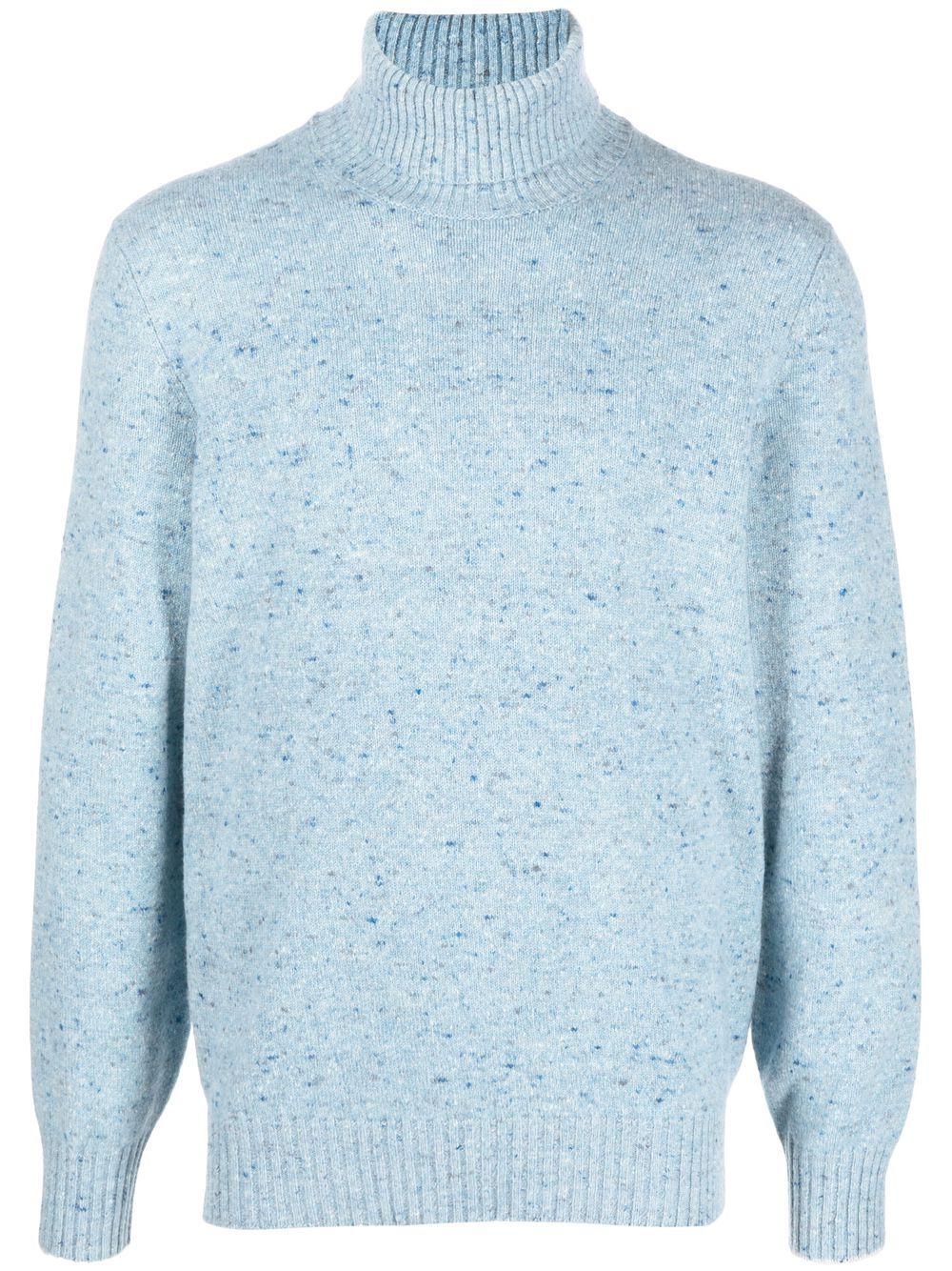 Brunello Cucinelli roll-neck knit jumper - Blue von Brunello Cucinelli