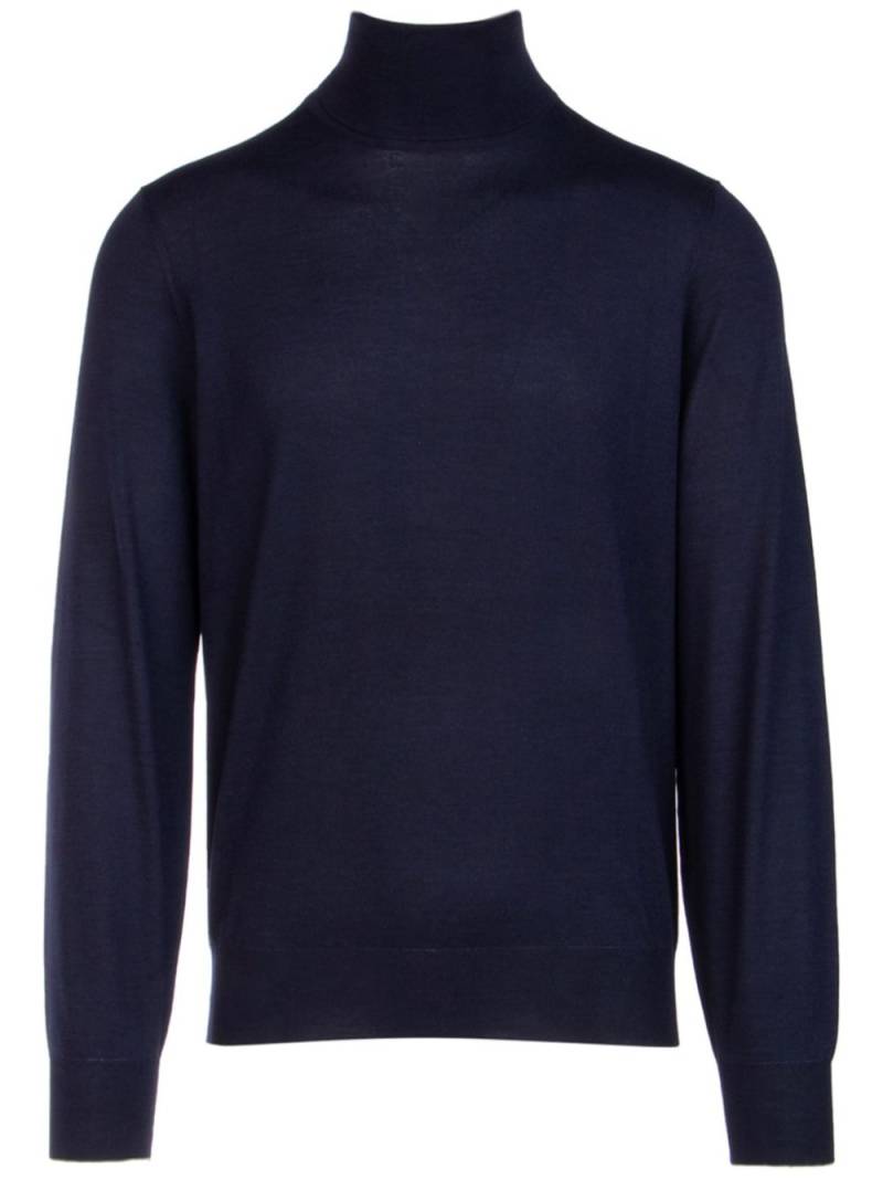 Brunello Cucinelli roll-neck wool sweater - Blue von Brunello Cucinelli