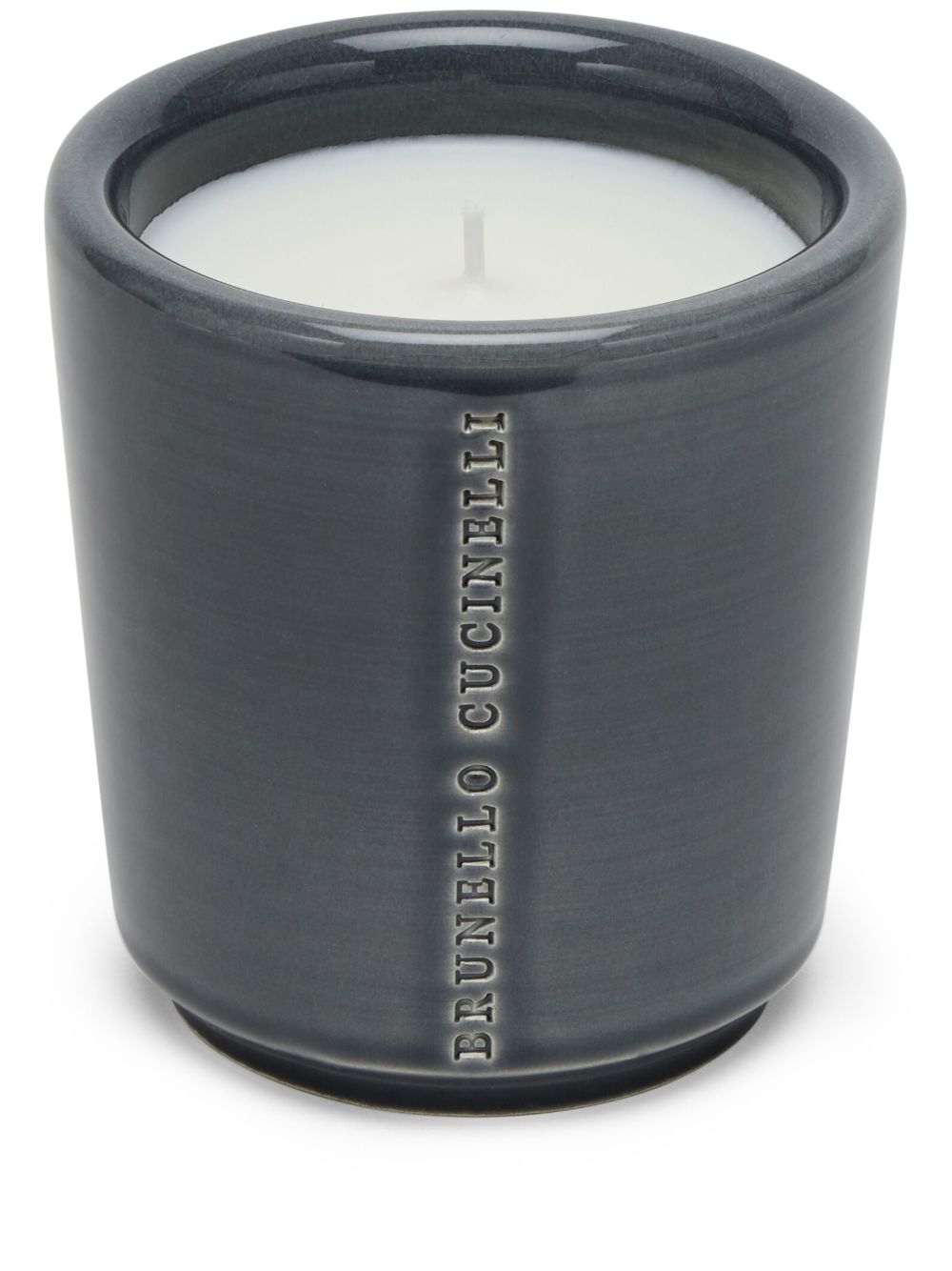 Brunello Cucinelli scented wax candle - Grey von Brunello Cucinelli