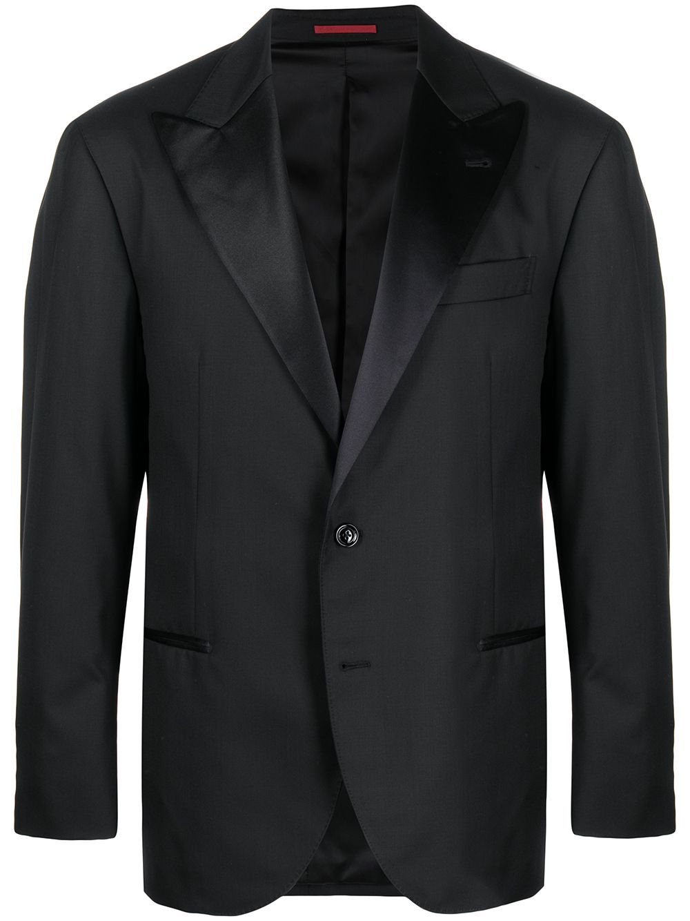 Brunello Cucinelli single-breasted blazer - Black von Brunello Cucinelli