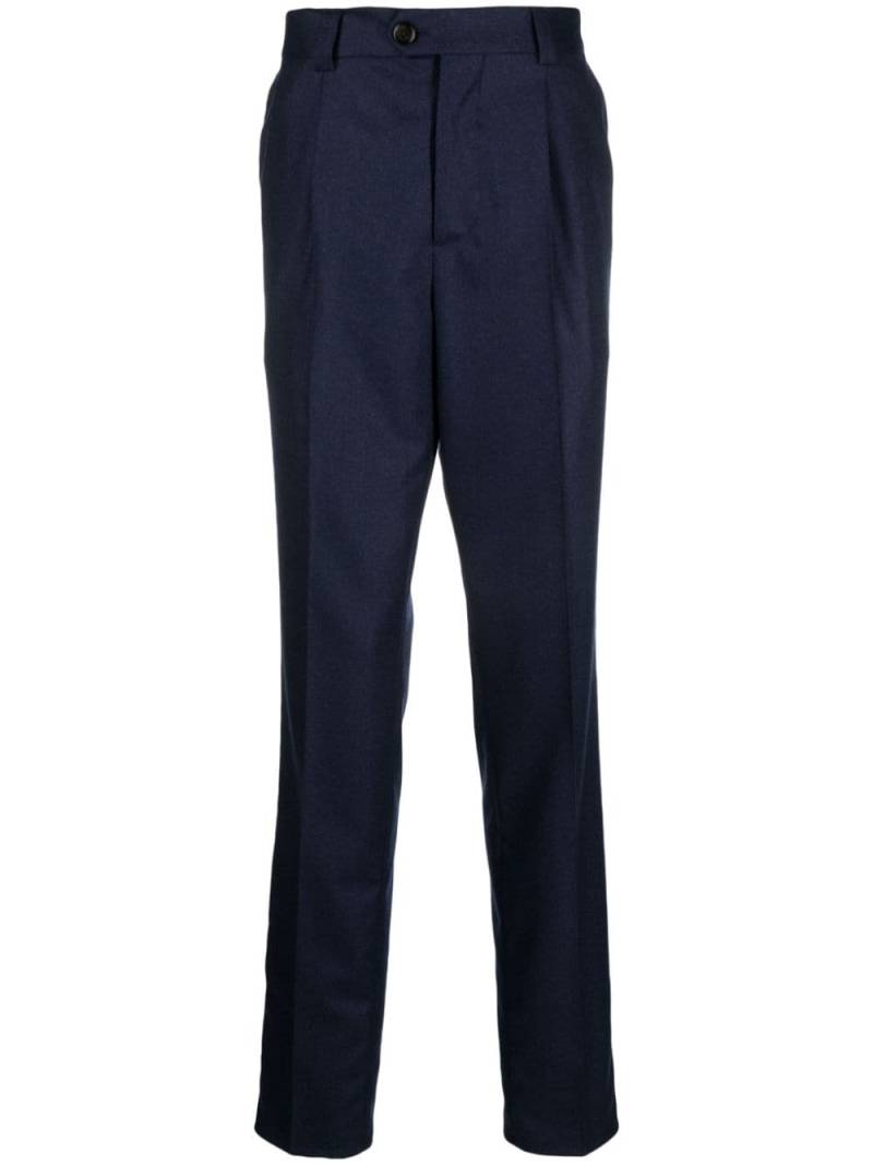 Brunello Cucinelli slim-cut chino trousers - Blue von Brunello Cucinelli