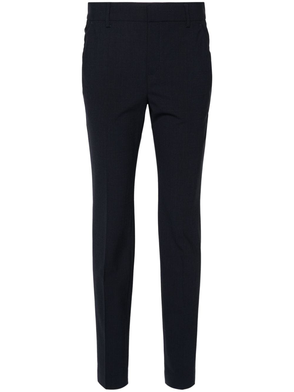 Brunello Cucinelli slim-cut cigarette trousers - Blue von Brunello Cucinelli