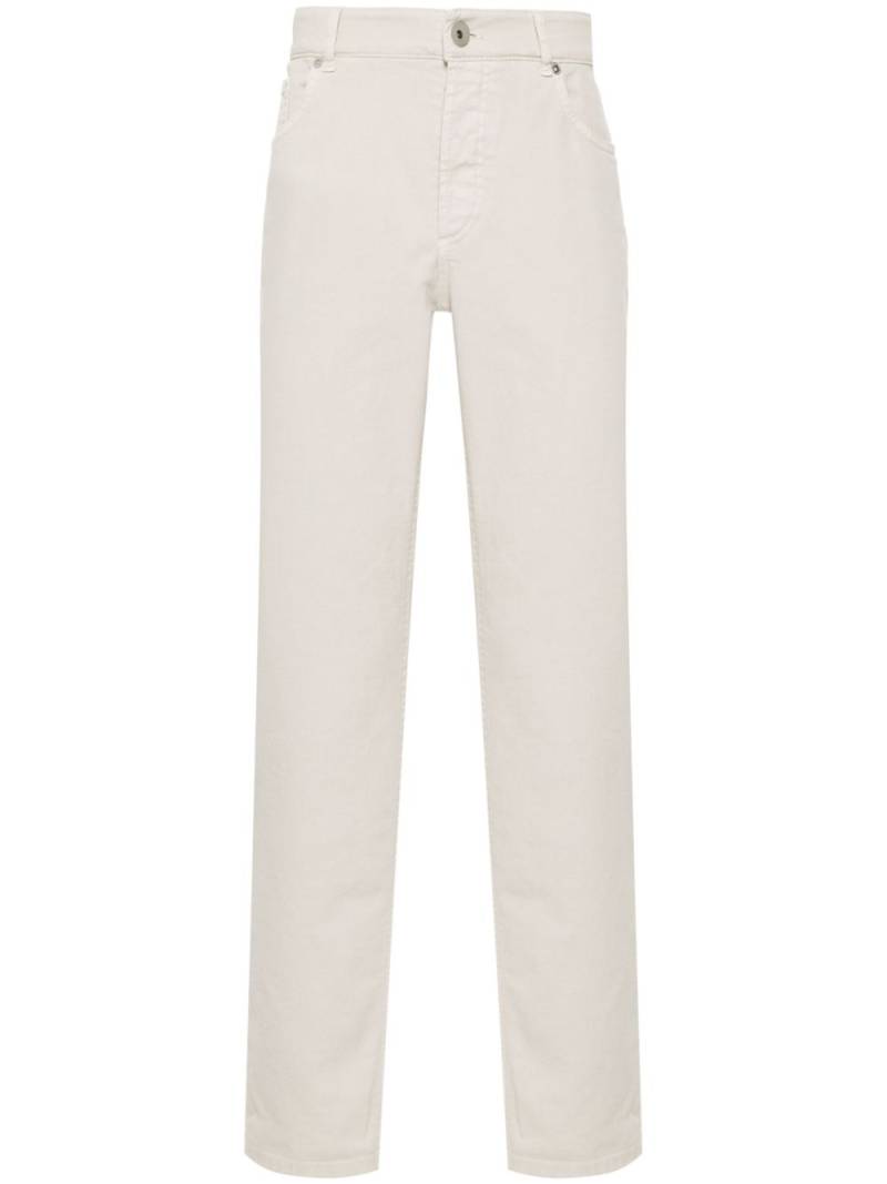 Brunello Cucinelli slim-cut jeans - Neutrals von Brunello Cucinelli