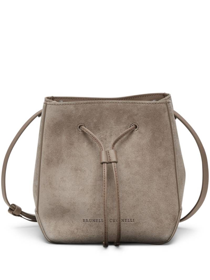 Brunello Cucinelli small BC Duo bucket bag - Neutrals von Brunello Cucinelli