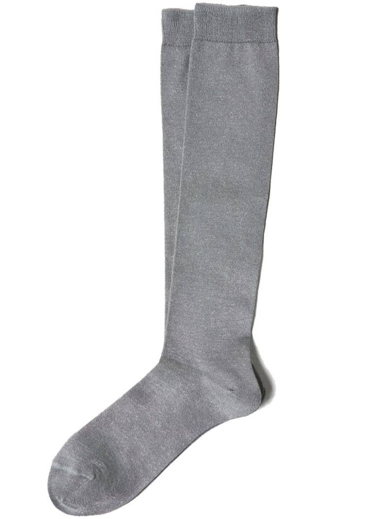 Brunello Cucinelli sparkling knit socks - Grey von Brunello Cucinelli