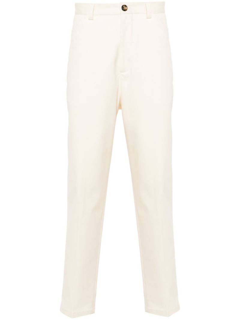 Brunello Cucinelli straight-cut trousers - White von Brunello Cucinelli