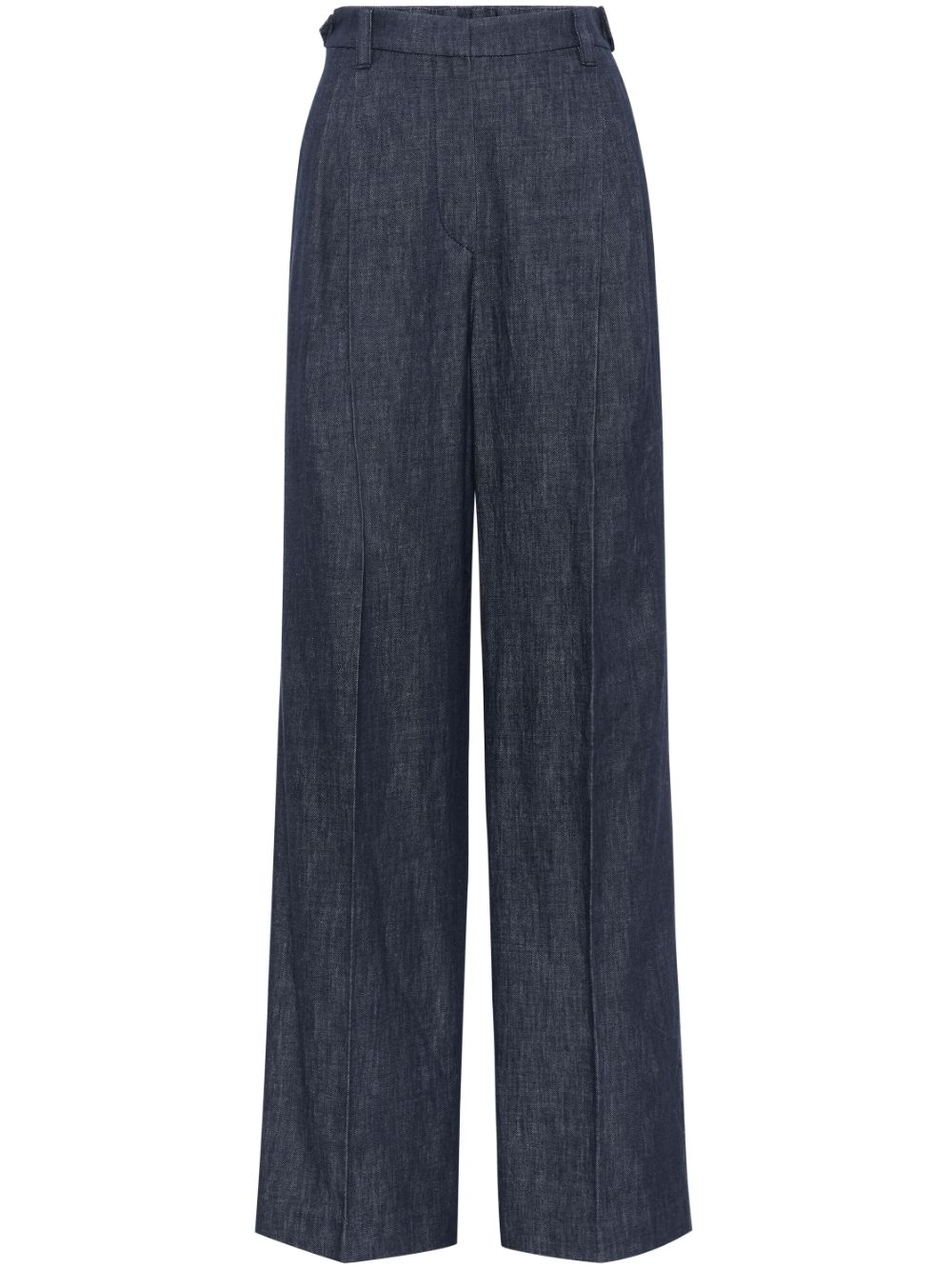 Brunello Cucinelli straight-leg denim trousers - Blue von Brunello Cucinelli