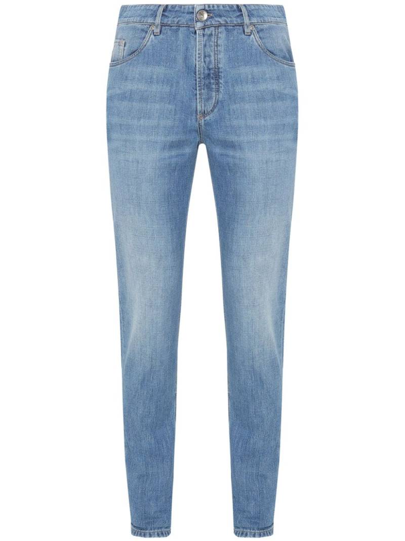 Brunello Cucinelli straight-leg jeans - Blue von Brunello Cucinelli