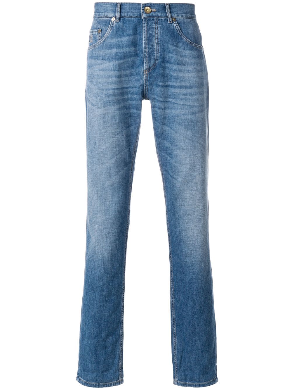 Brunello Cucinelli straight leg jeans - Blue von Brunello Cucinelli