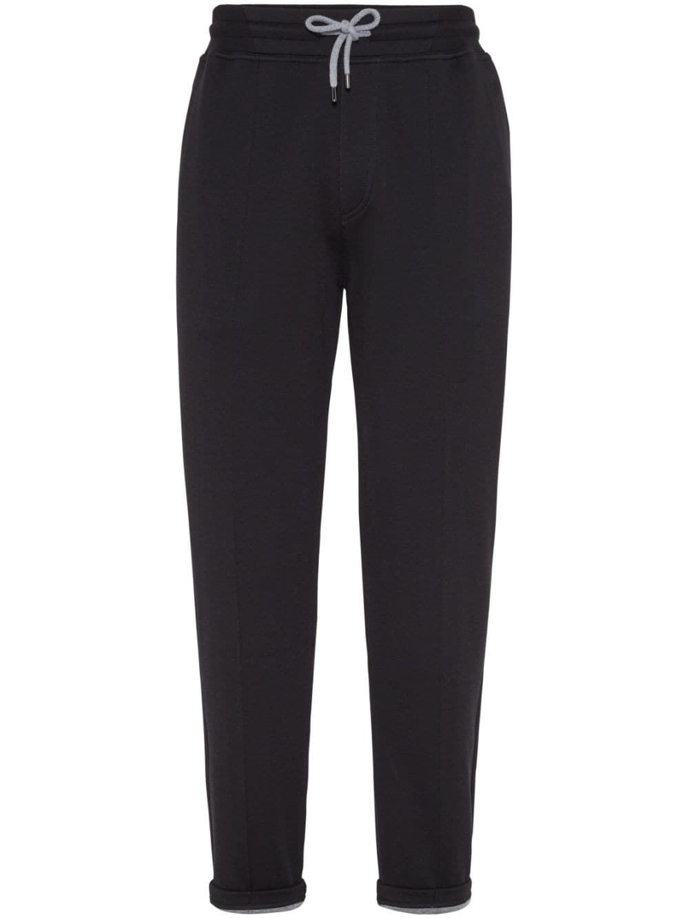 Brunello Cucinelli straight-leg track pants - Black von Brunello Cucinelli