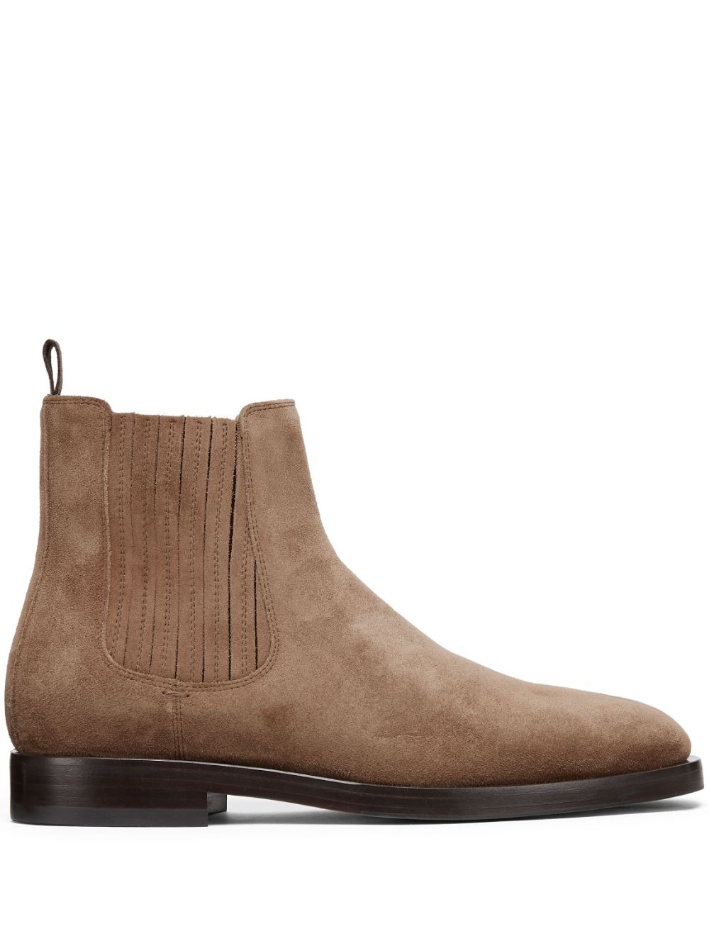 Brunello Cucinelli suede Chelsea boots - Brown von Brunello Cucinelli