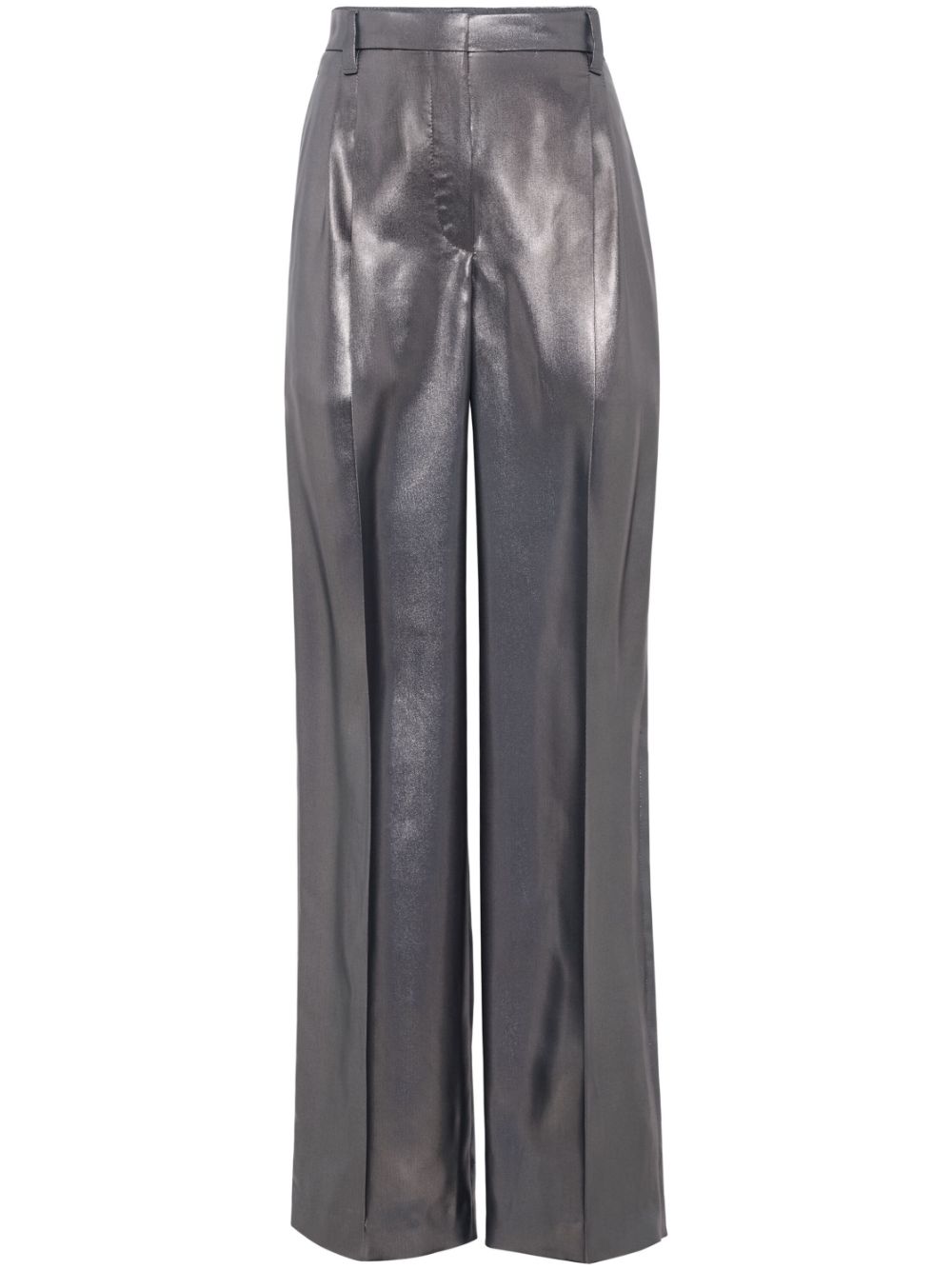 Brunello Cucinelli tailored silk trousers - Grey von Brunello Cucinelli