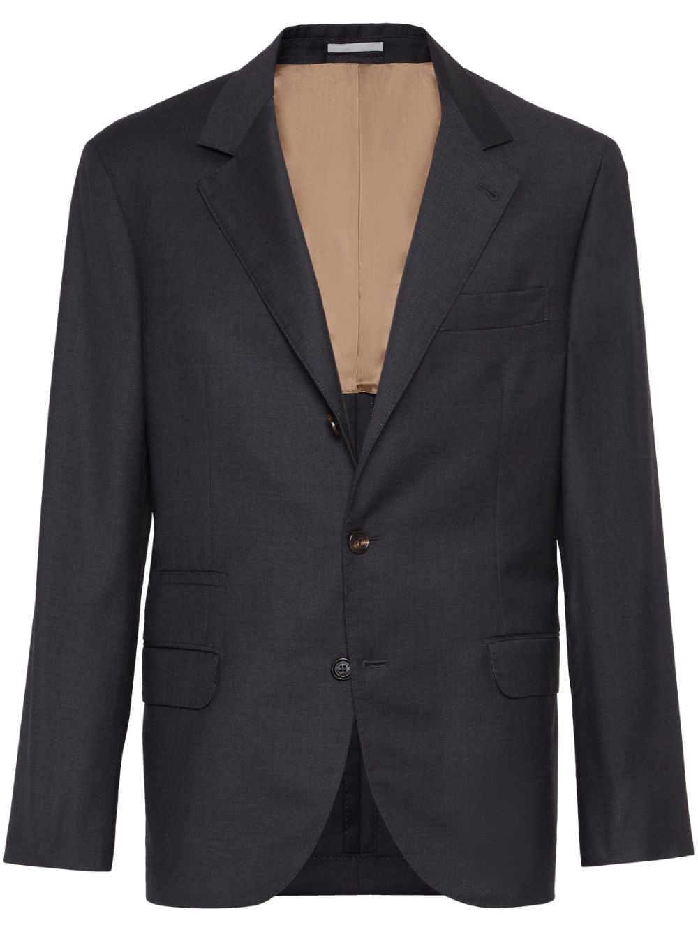 Brunello Cucinelli tailored virgin wool blazer - Grey von Brunello Cucinelli