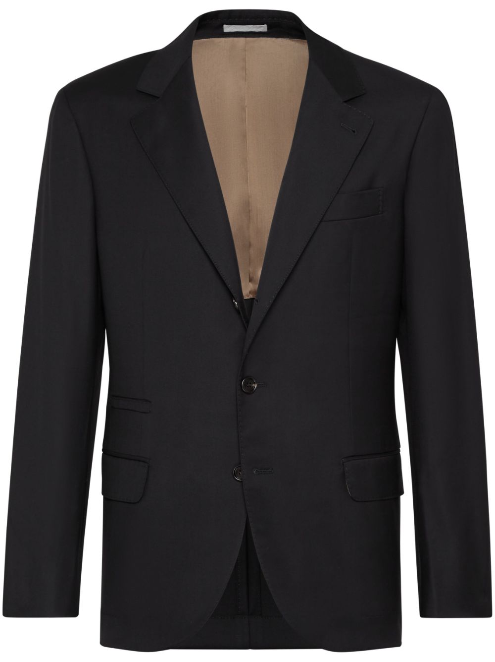 Brunello Cucinelli tailored wool blazer - Black von Brunello Cucinelli