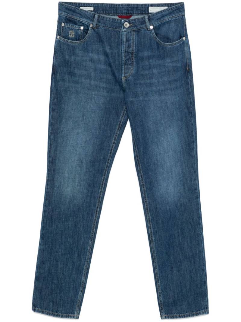 Brunello Cucinelli tapered jeans - Blue von Brunello Cucinelli