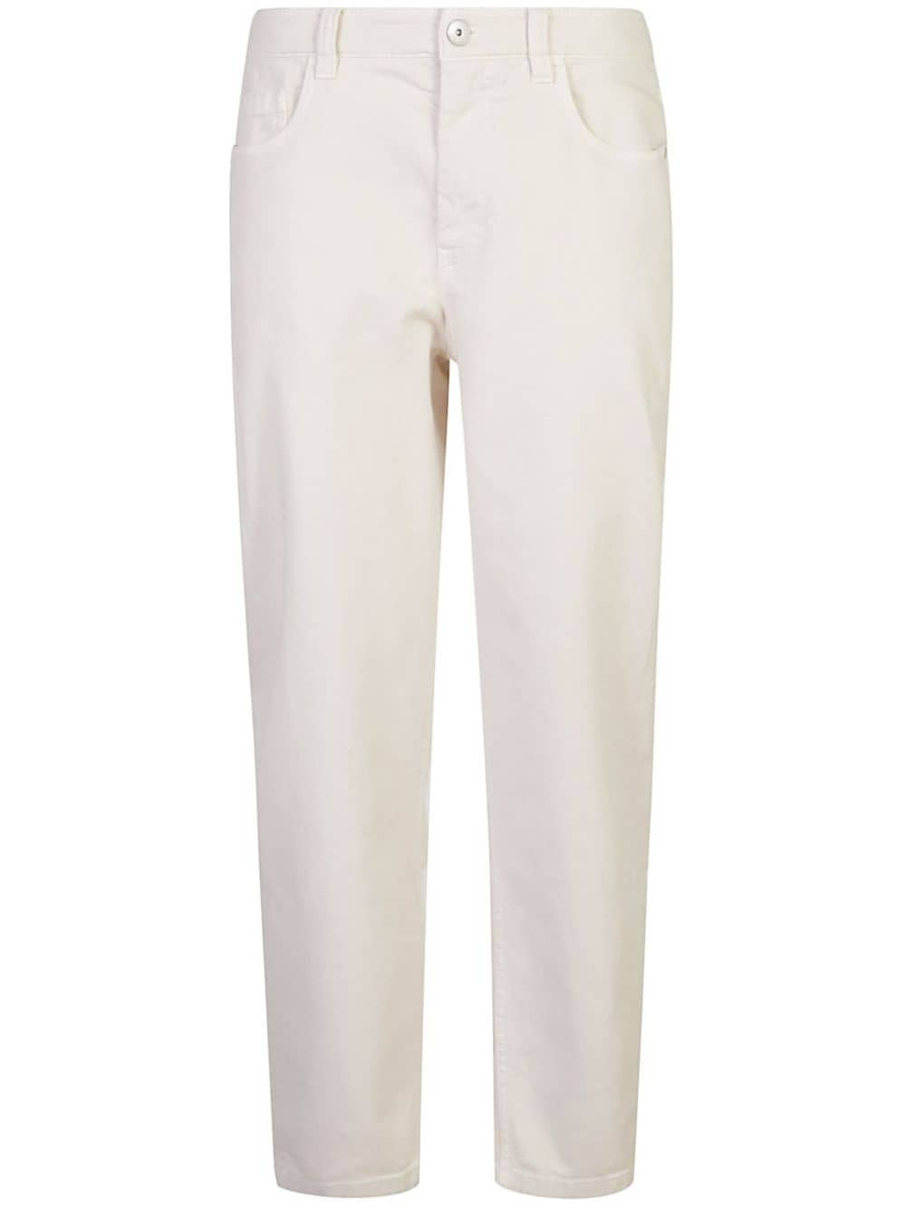 Brunello Cucinelli tapered jeans - White von Brunello Cucinelli