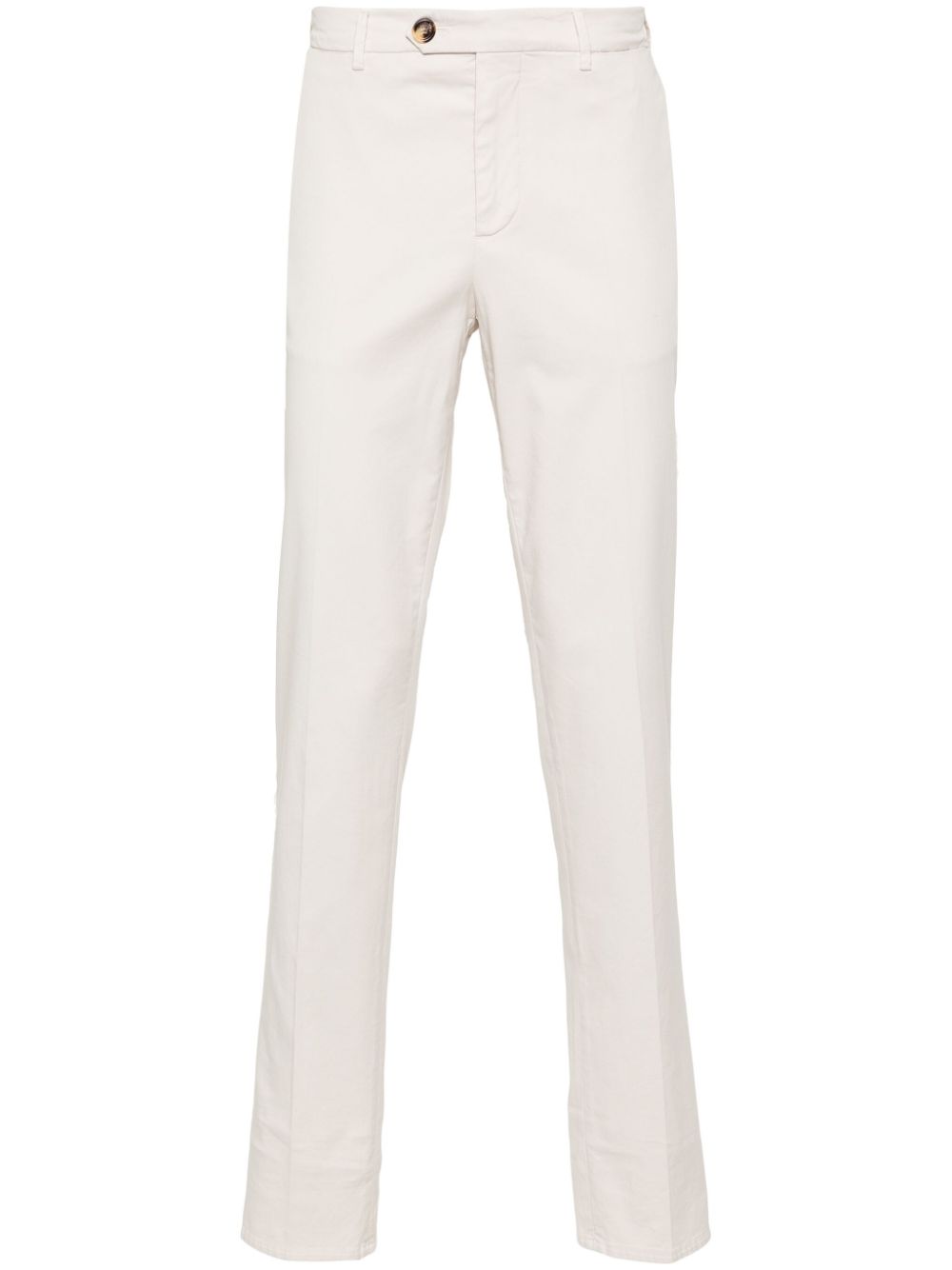 Brunello Cucinelli tapered-leg chinos - Neutrals von Brunello Cucinelli