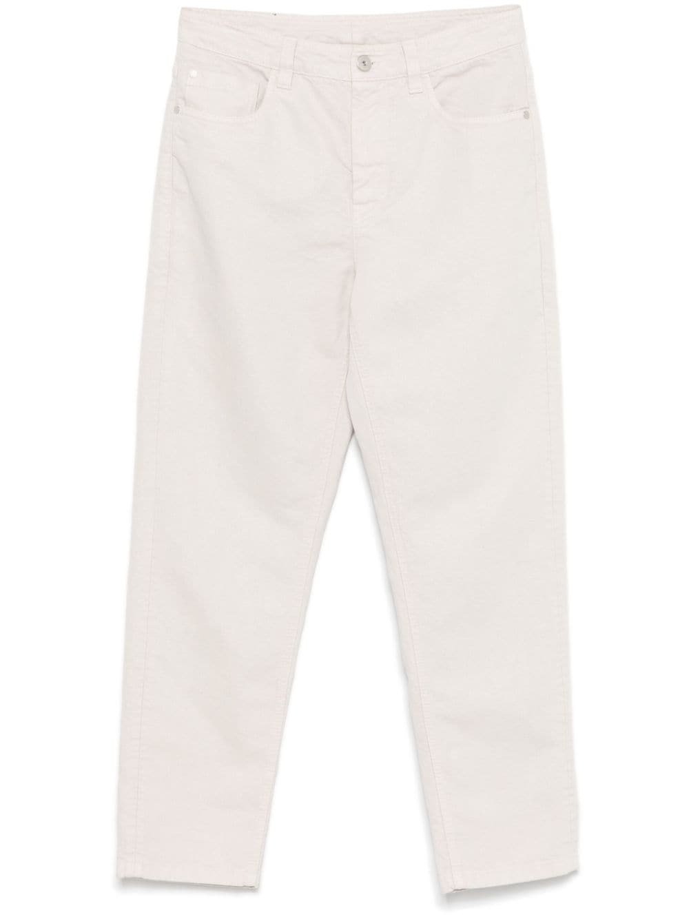 Brunello Cucinelli tapered-leg jeans - Neutrals von Brunello Cucinelli