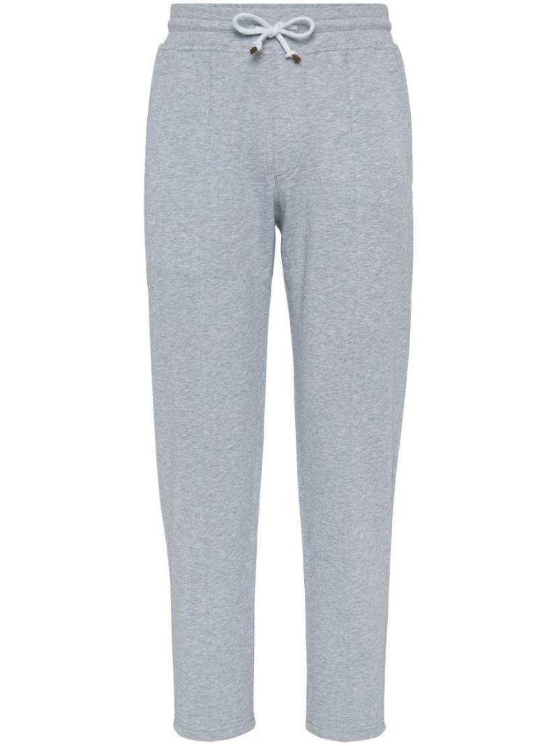 Brunello Cucinelli tapered leg trousers - Grey von Brunello Cucinelli