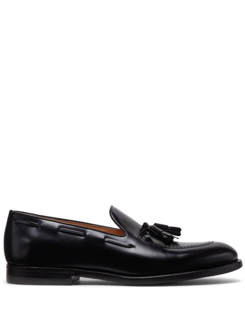 Brunello Cucinelli tassel-detail leather loafers - Black von Brunello Cucinelli