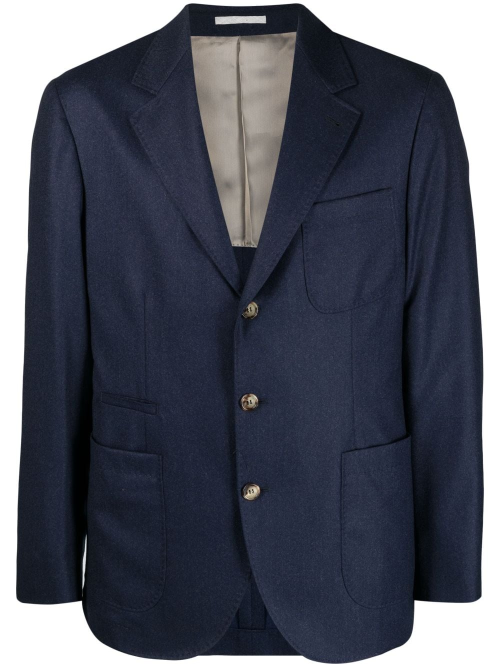 Brunello Cucinelli virgin wool blazer - Blue von Brunello Cucinelli