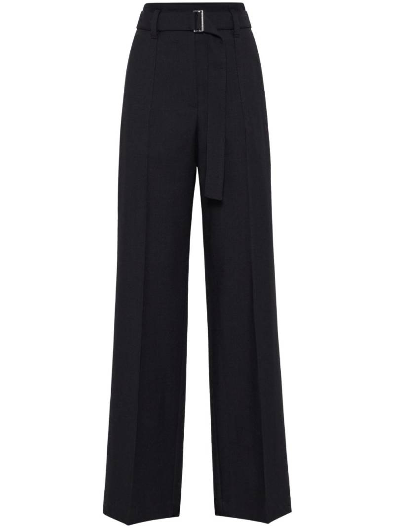 Brunello Cucinelli virgin wool trousers - Black von Brunello Cucinelli