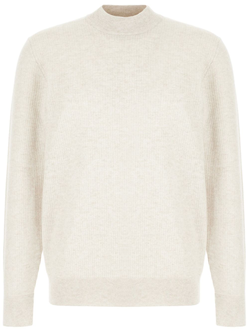 Brunello Cucinelli waffle-knit sweater - Neutrals von Brunello Cucinelli