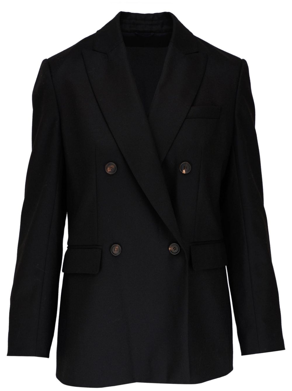 Brunello Cucinelli wool-cashmere blazer - Black von Brunello Cucinelli