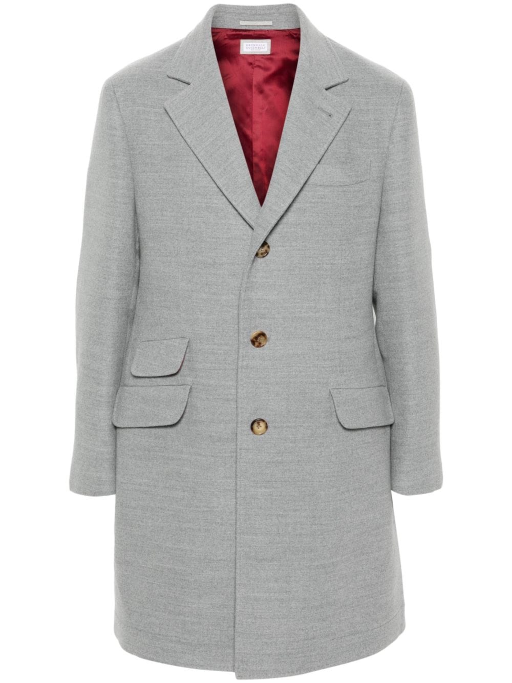 Brunello Cucinelli wool coat - Grey von Brunello Cucinelli