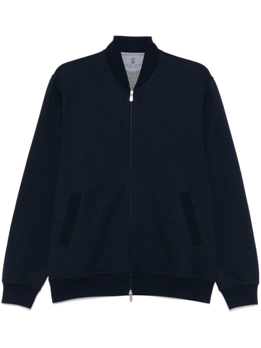 Brunello Cucinelli zip-up sweatshirt - Blue von Brunello Cucinelli