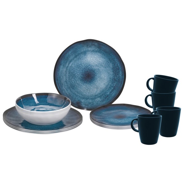 Brunner - Melamine Set - Geschirr-Set Gr 16 Pieces grau/weiß;weiß Brunner - Melamine Set - Geschirr-Set Gr 16 Pieces grau/weiß;weiß von Brunner