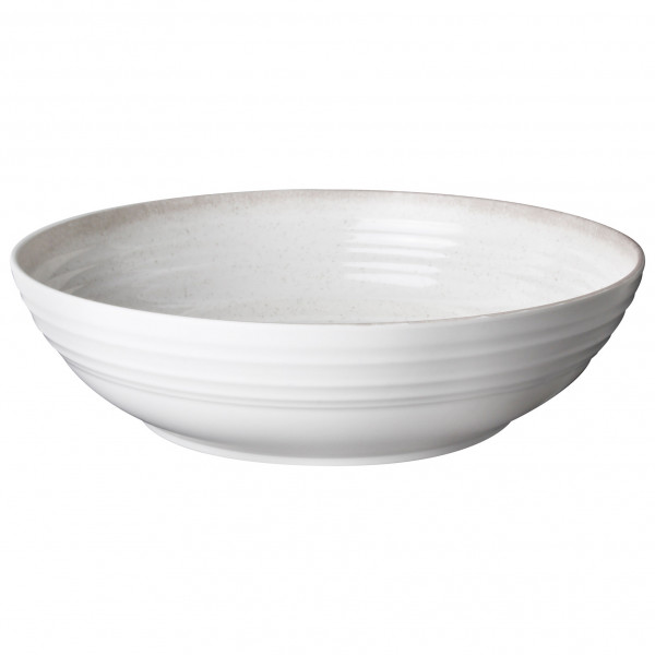 Brunner - Salatschüsssel - Salad Bowl - Schüssel Gr Ø 30 cm weiß/grau von Brunner