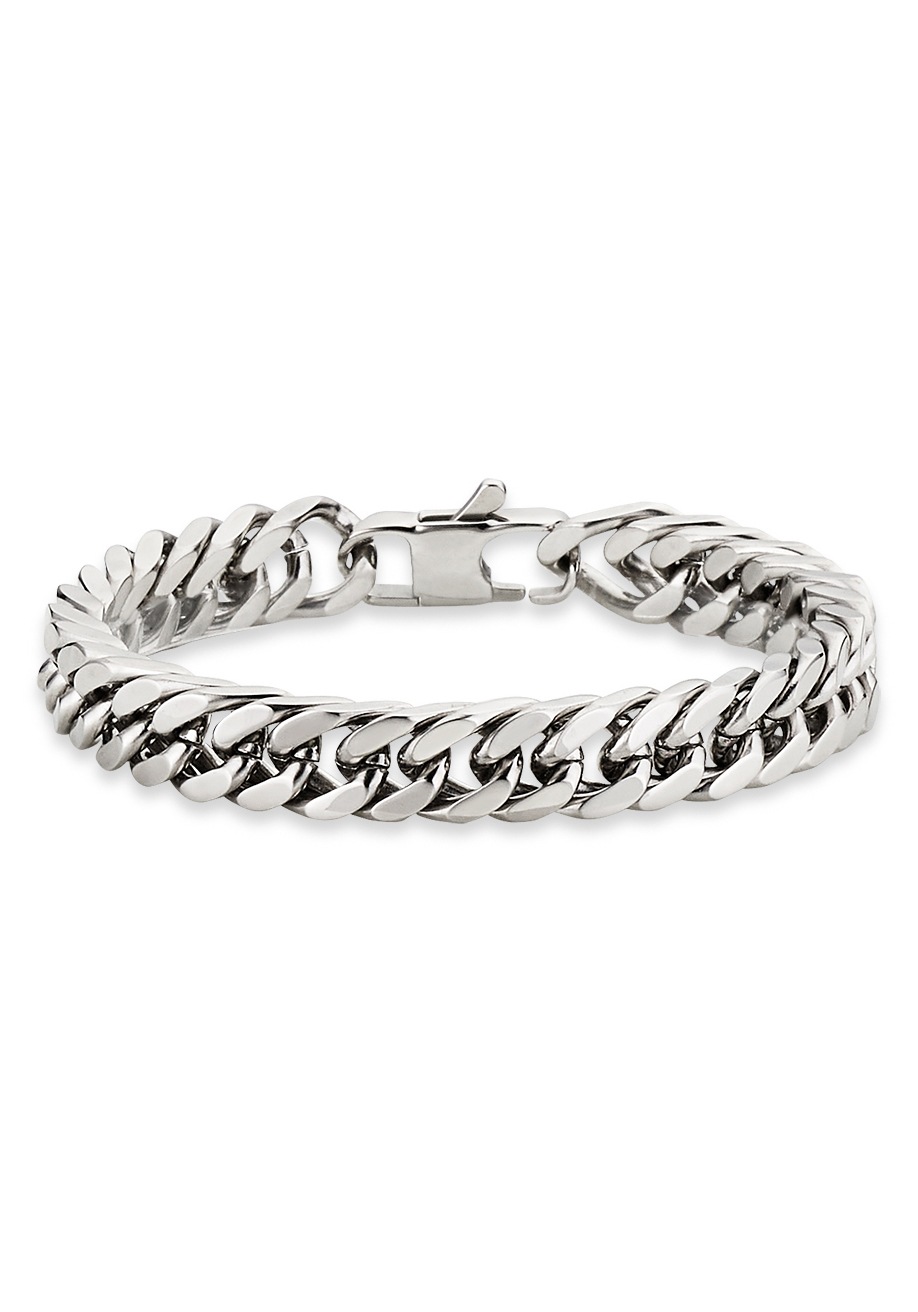 Bruno Banani Armband »Schmuck Geschenk, Armkette Panzerkette 10 mm breit Silberfarben« Bruno Banani Armband »Schmuck Geschenk, Armkette Panzerkette 10 mm breit Silberfarben« von Bruno Banani