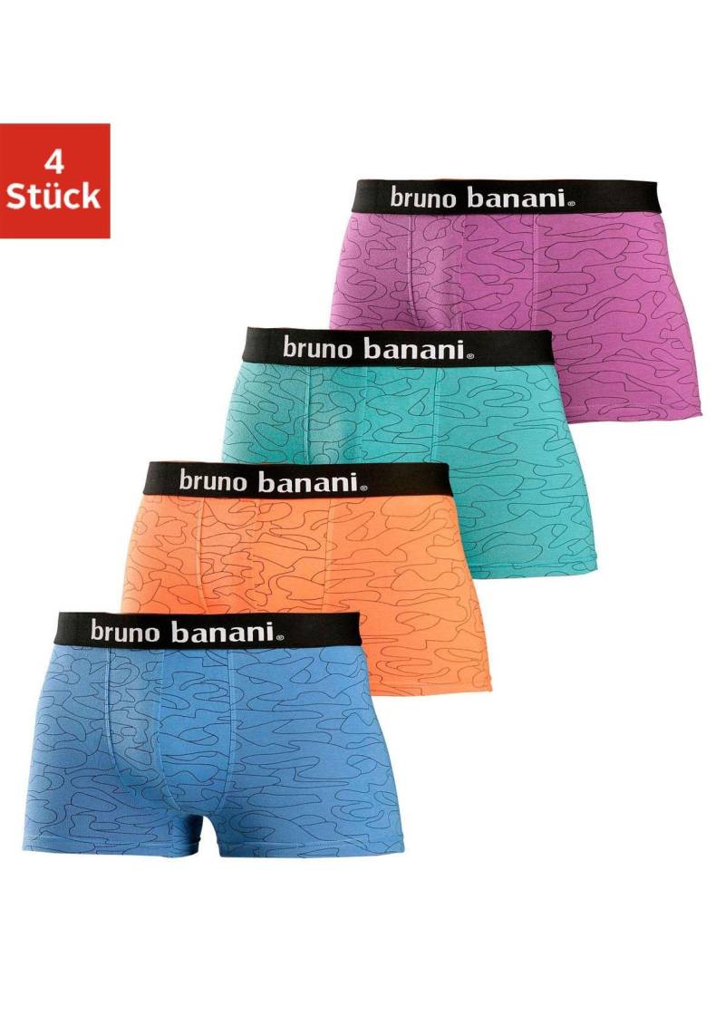 Bruno Banani Boxer »Boxershorts für Herren«, (Packung, 4 St.), mit Kontrast-Webbund von Bruno Banani