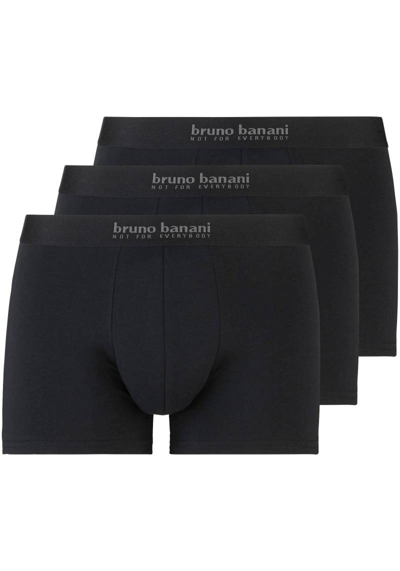 Bruno Banani Boxershorts »Short 3Pack Energy Cotton«, (3er Pack), mit Schriftzug am Bund von Bruno Banani