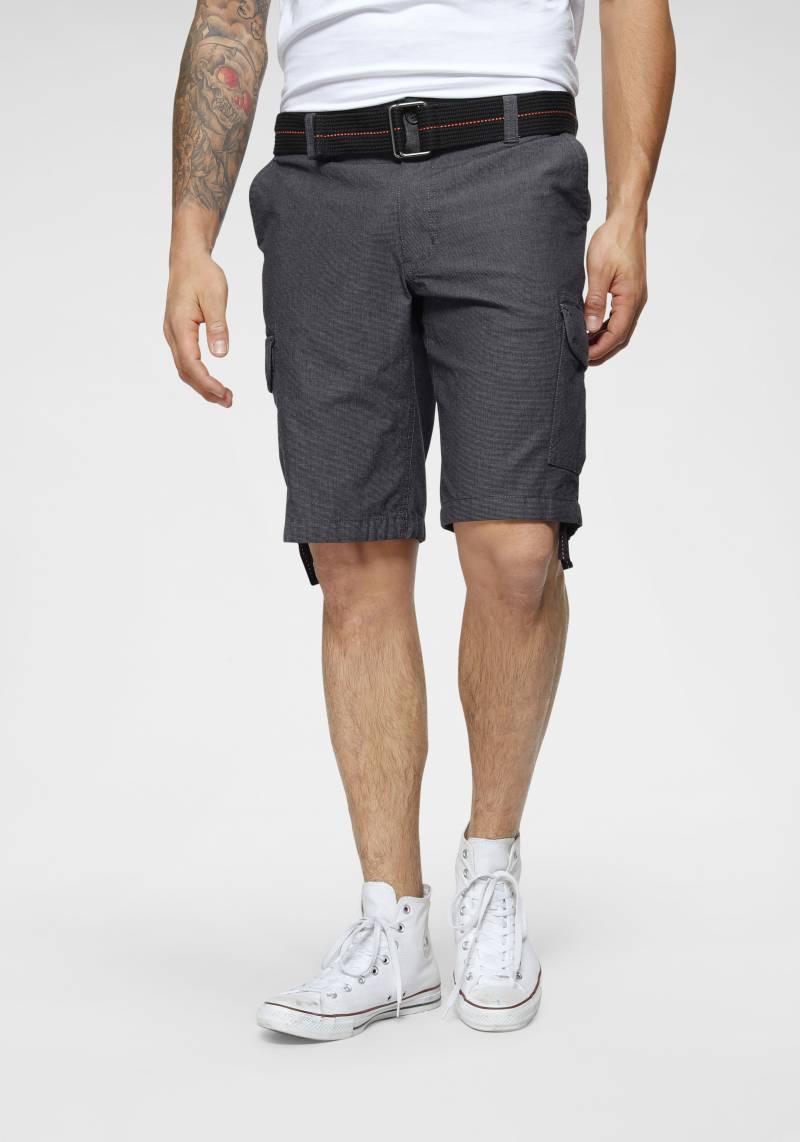 Bruno Banani Cargoshorts, (Set, 2 tlg., mit abnehmbarem Gürtel), mit modischer Struktur von Bruno Banani