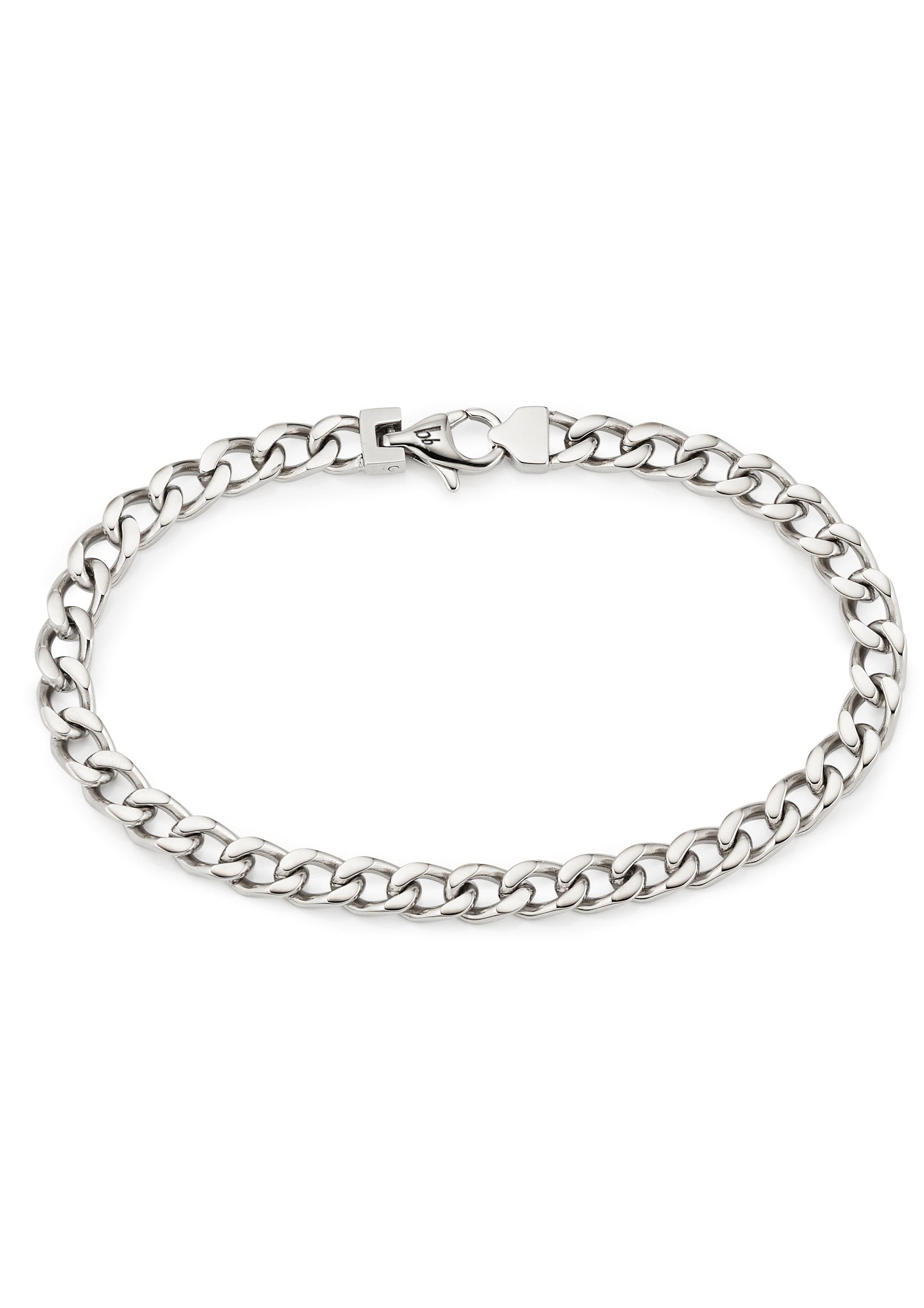 Bruno Banani Edelstahlarmband »Schmuck Geschenk, Armkette Panzerkette Silberfarben« Bruno Banani Edelstahlarmband »Schmuck Geschenk, Armkette Panzerkette Silberfarben« von Bruno Banani