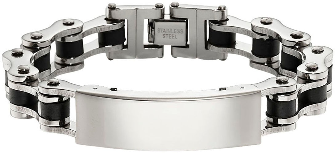 Bruno Banani Edelstahlarmband »Schmuck Geschenk Armband Fahrradkette bicolor, B4088B/20/00/21« von Bruno Banani