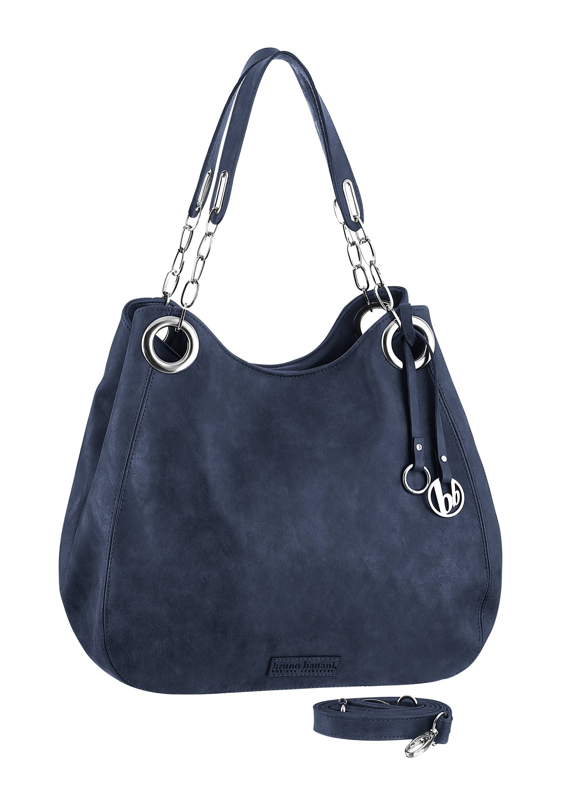 Bruno Banani Henkeltasche, mit Schmuckanhänger und silberfarbenen Details Bruno Banani Henkeltasche, mit Schmuckanhänger und silberfarbenen Details von Bruno Banani