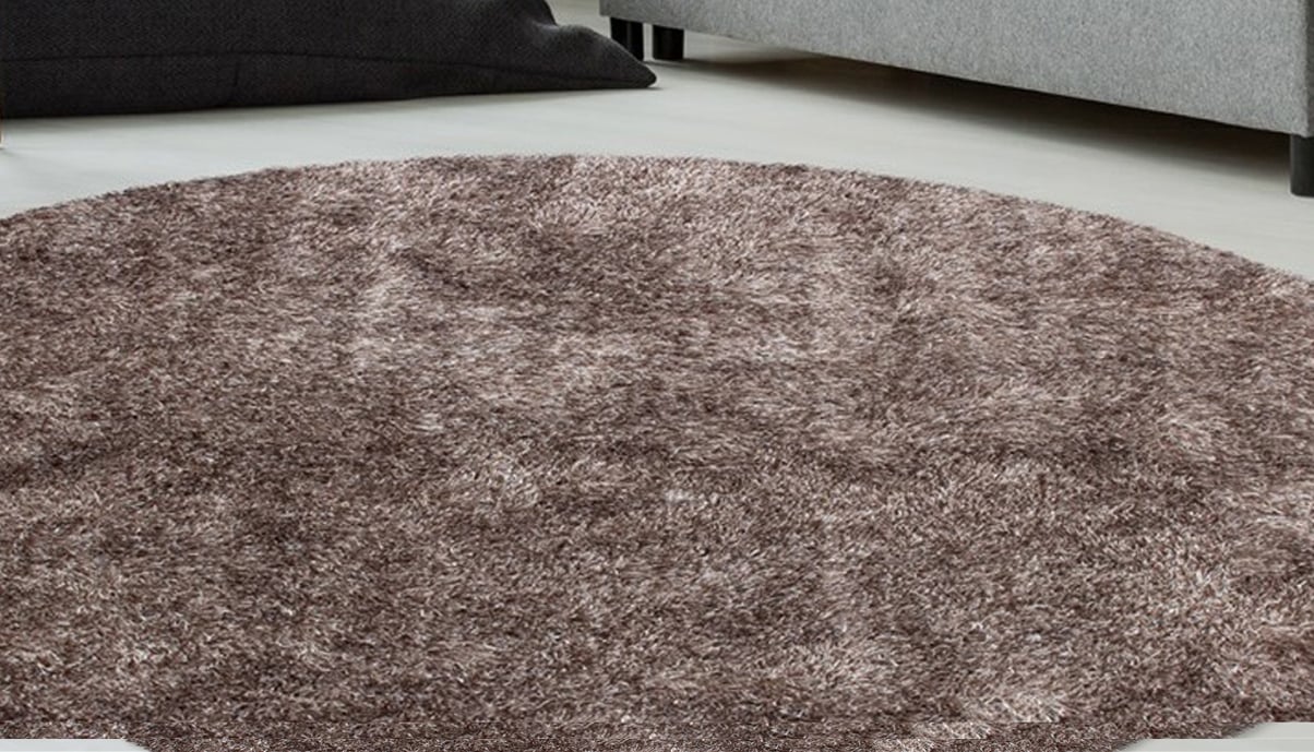 Bruno Banani Hochflor-Teppich »Alga«, rund, 40 mm Höhe, Uni-Farben, besonders weich und kuschelig von Bruno Banani