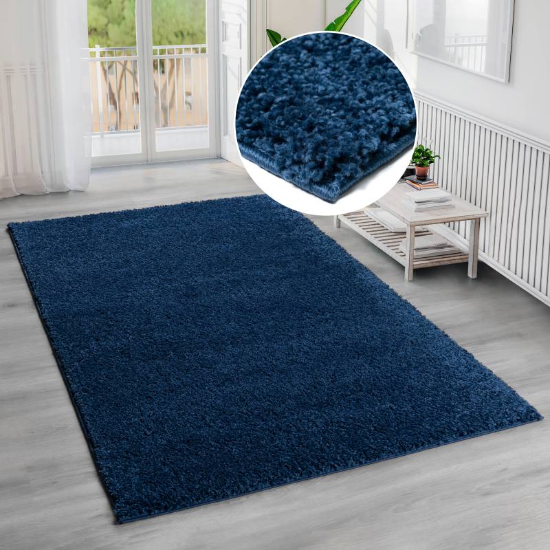 Bruno Banani Hochflor-Teppich »Shaggy Soft«, rechteckig, 30 mm Höhe, gewebt, Uni Farben, besonders weich und kuschelig von Bruno Banani