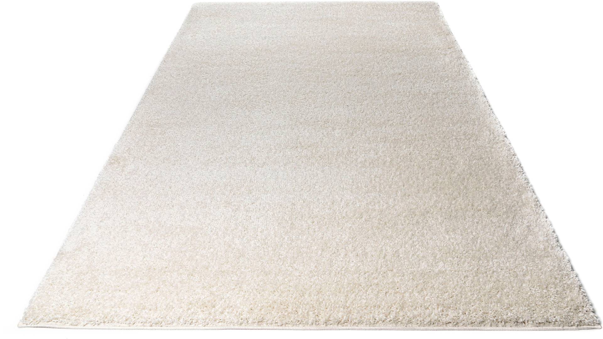 Bruno Banani Hochflor-Teppich »Shaggy Soft«, rechteckig, gewebt, Uni Farben, besonders weich und kuschelig von Bruno Banani